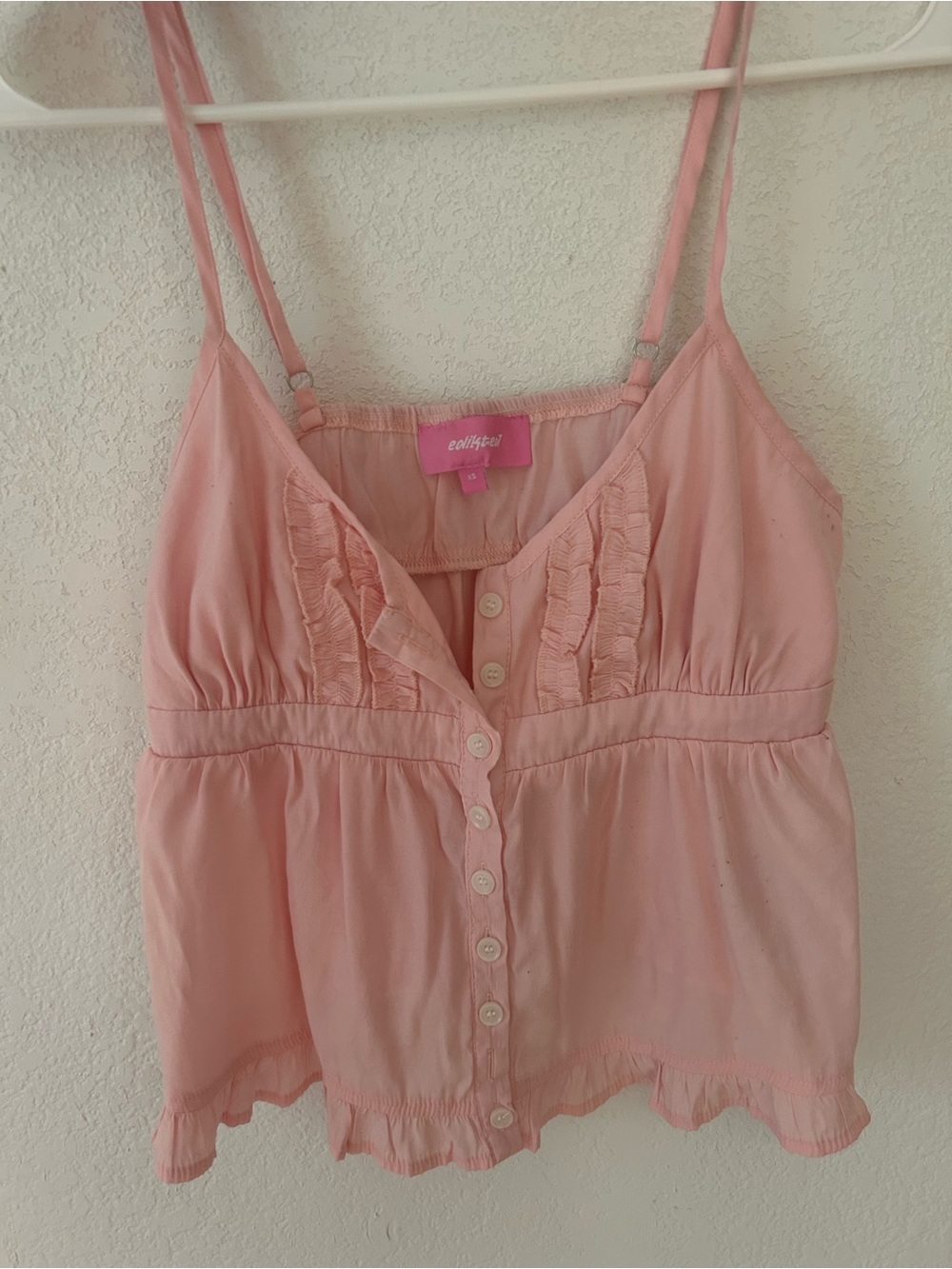 Pink Edikted Babydoll Top